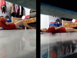 Lén quay chị hàng xóm thì bị chị phát hiện