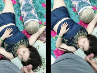 Chị ngon vậy em trai quay tau xuất đầy tóc chị