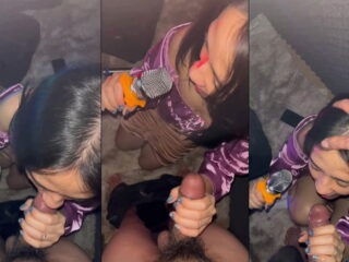 Đi hát karaoke cùng em gái tay đeo nhẫn cưới